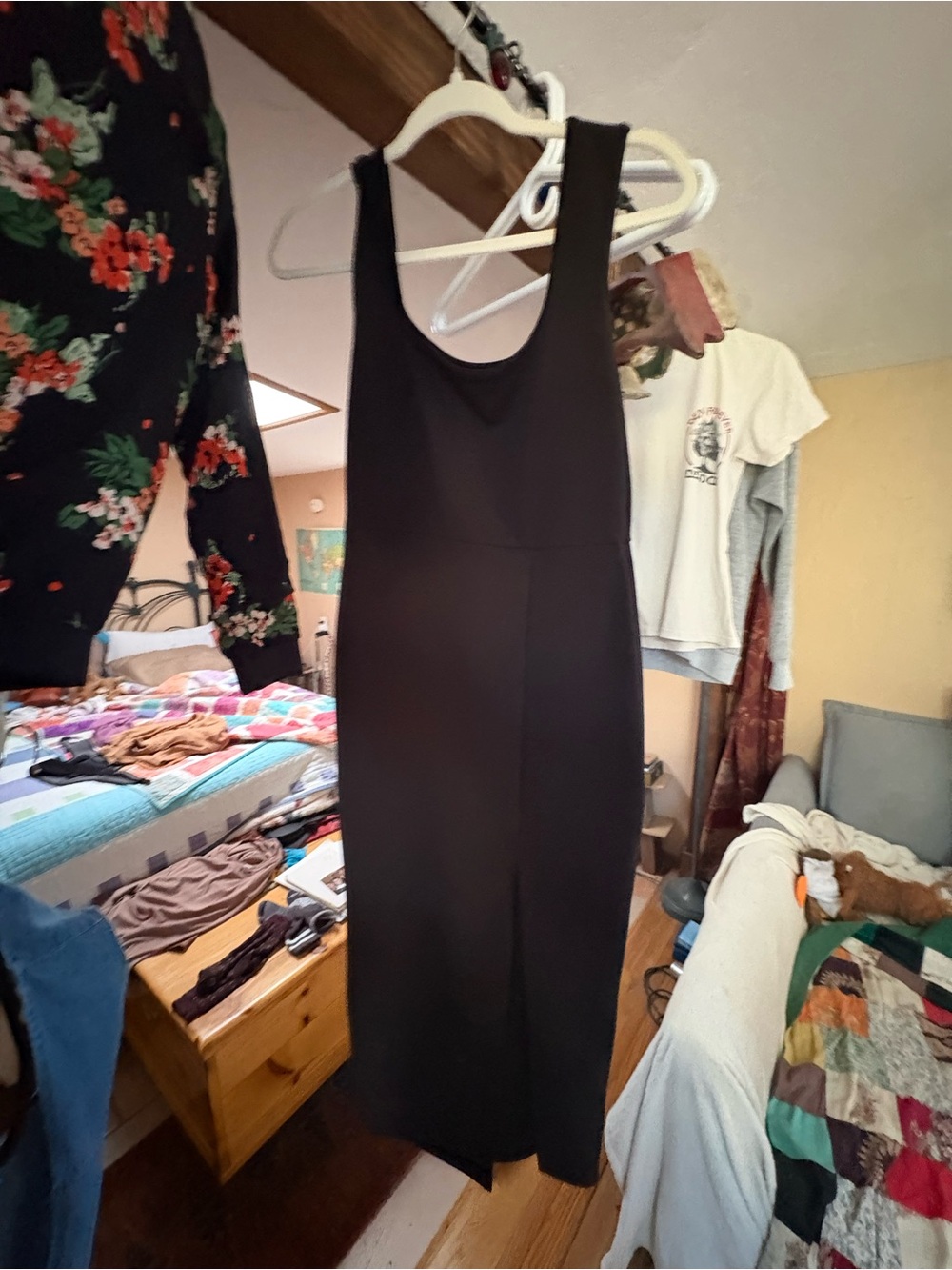 Nasty Gal Black Maxi Dress — US 6